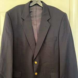 Botany 500-Men’s Size:46R Navy Jacket / 100% Wool - Excellent Condition